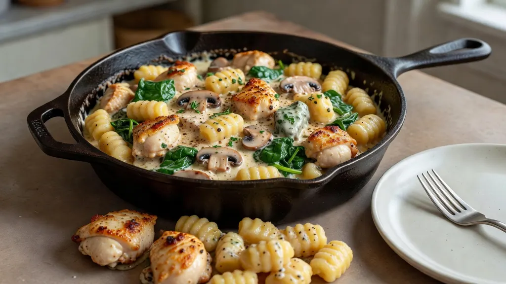 Gnocchi Z Kurczakiem W Sosie Śmietanowym